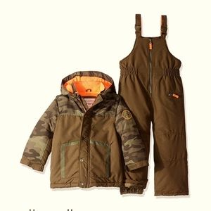 Carters Boys 2-Piece Camo Snowsuit